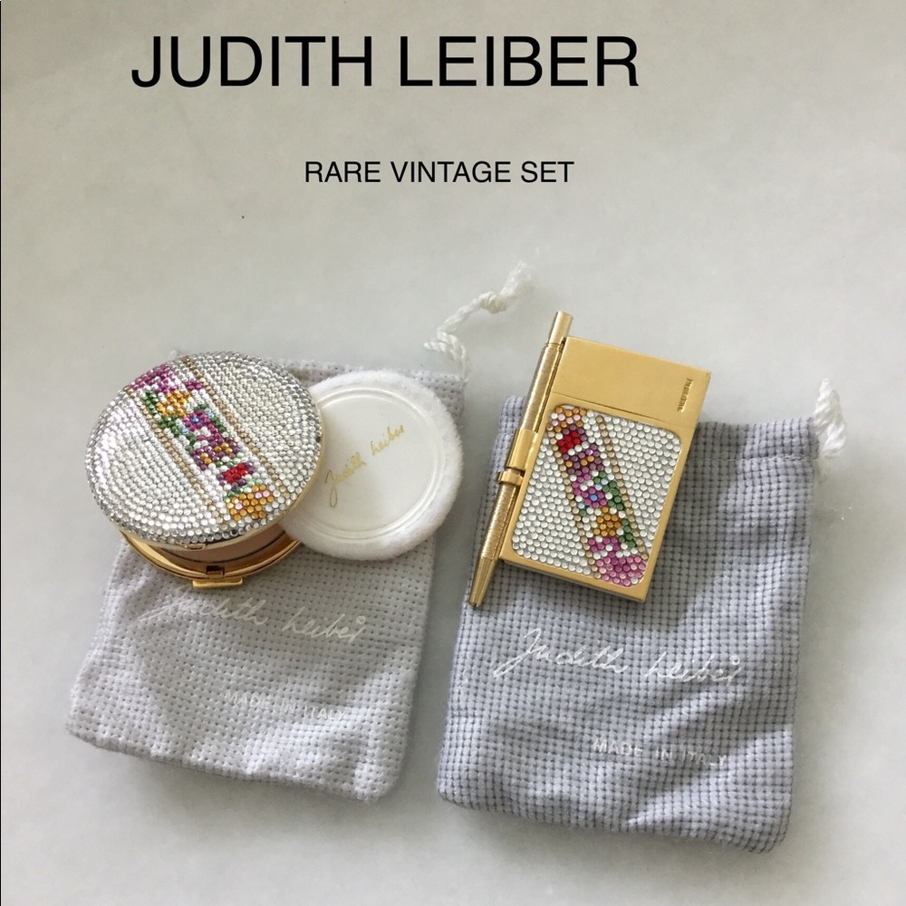 Judith Leiber Vintage Compact and Notebook